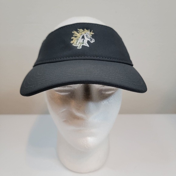 Nike Adult Unisex Golf Visor Black‎ Embroidery Adjustable Dri-Fit Just Do It - Picture 2 of 9